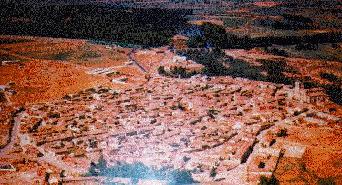 Vista aérea del pueblo